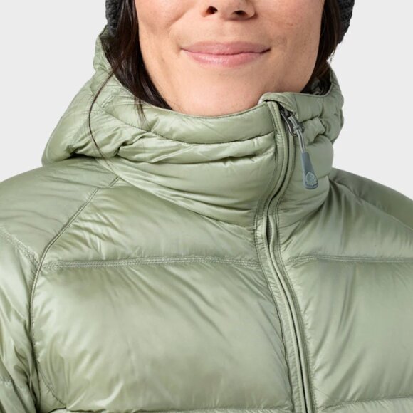 Stio Women's Hometown Down Hooded Jacket in Prickly Rose Pink Size Small NWT! - Picture 13 of 13